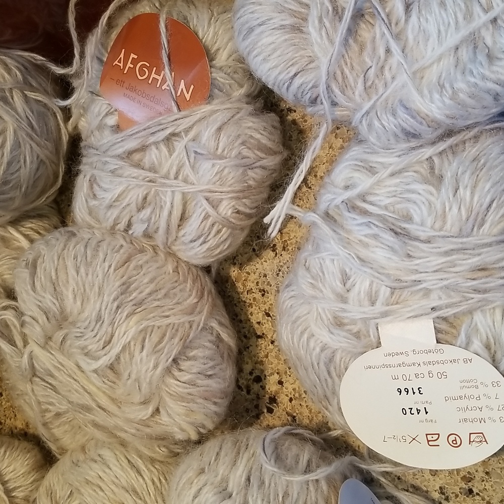 16 NWTS matching dye lot Mohair blend